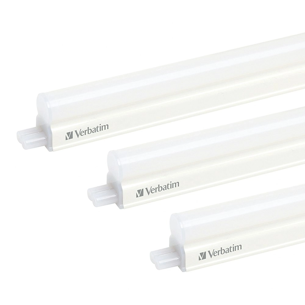 5PK Verbatim Indoor Integrated T5 Batten Fixture w/ LED Light Strip 900Lm 3000K