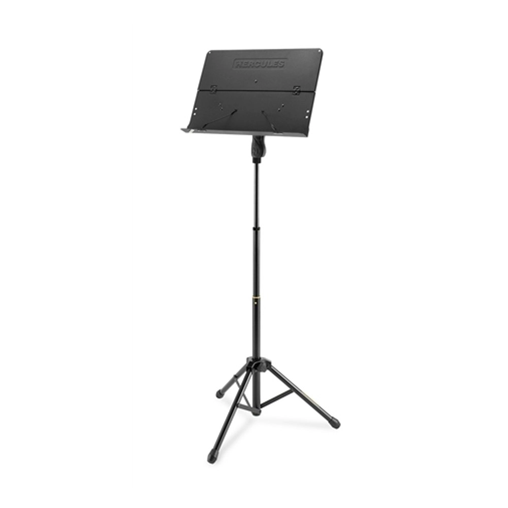 Hercules 115cm Folding 3-Section Orchestra Sheet Music Stand w/Tripod Base Black