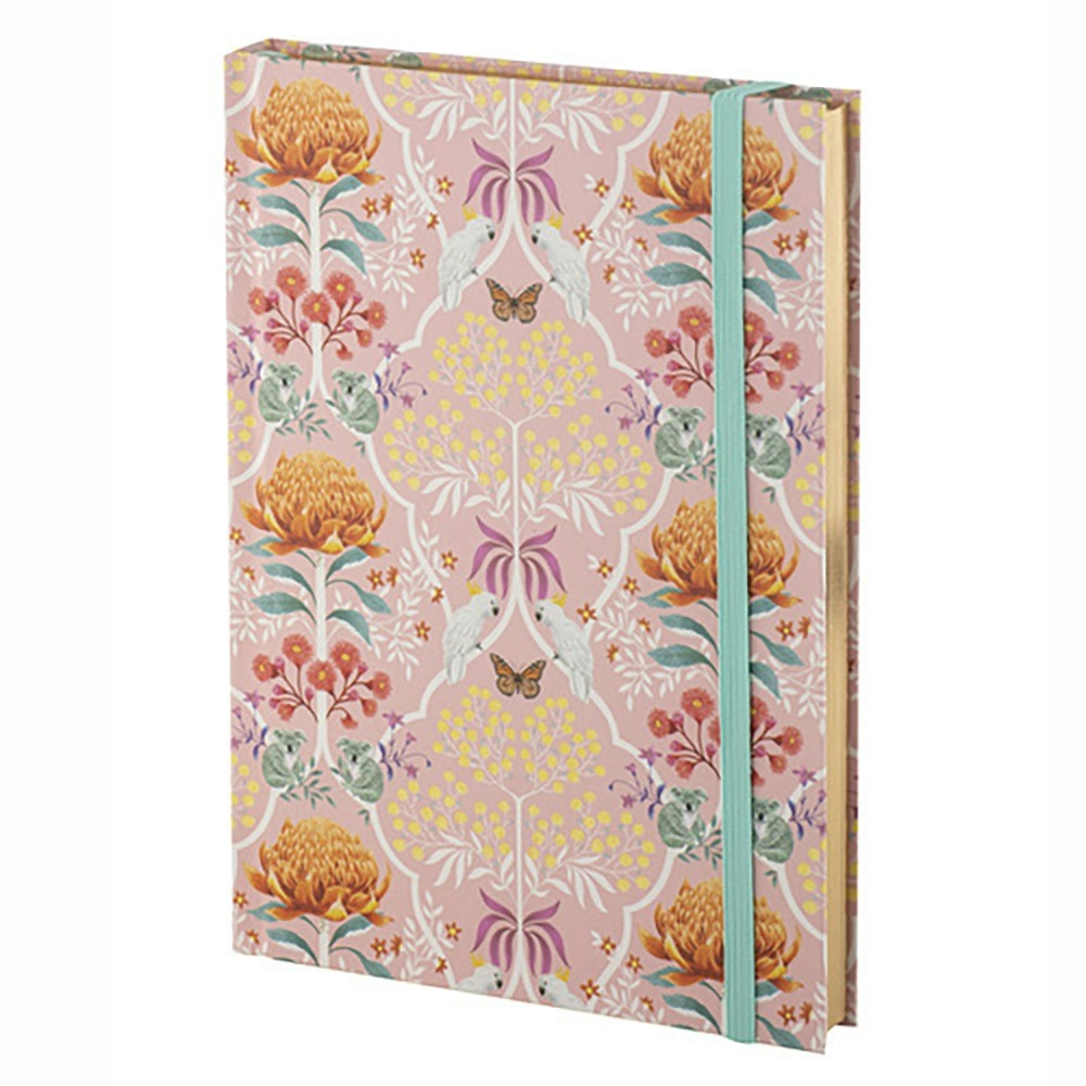 Ashdene Matilda A5 Hardcover Notebook Stationery w/ Elastic Band Closure Blush