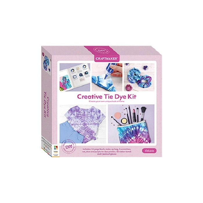 Craft Maker Creative Tie Dye Kit Deluxe Art/Craft Set DIY Hobby Project