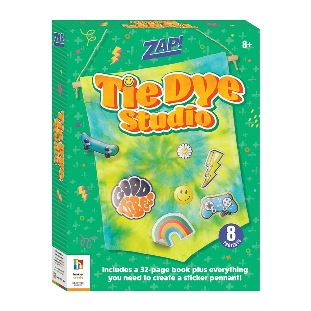 Zap! Extra Zap! Tie Dye Studio Art And Craft Activity Kit Hobby Project 8y+