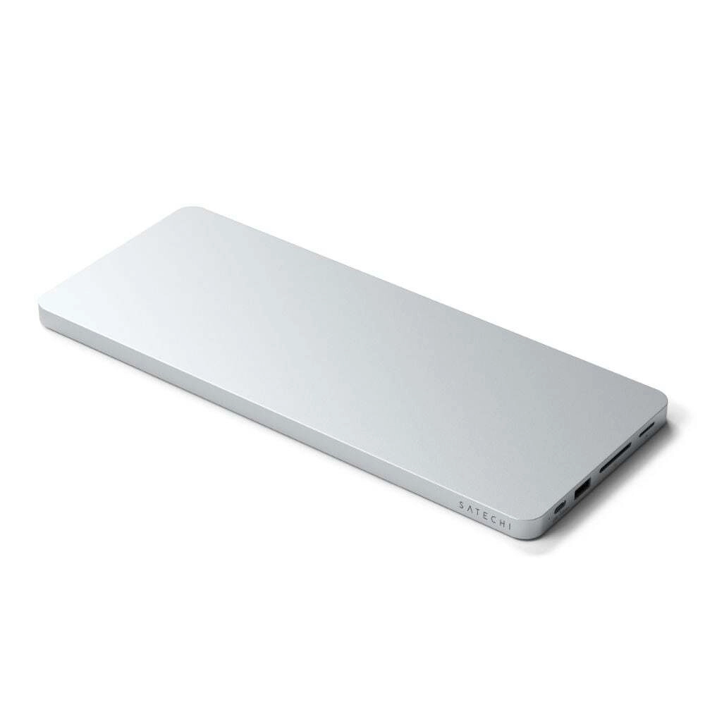 Satechi 34cm Slim USB-C to USB-A/Micro SD Dock Enclosure For 24" iMac Silver