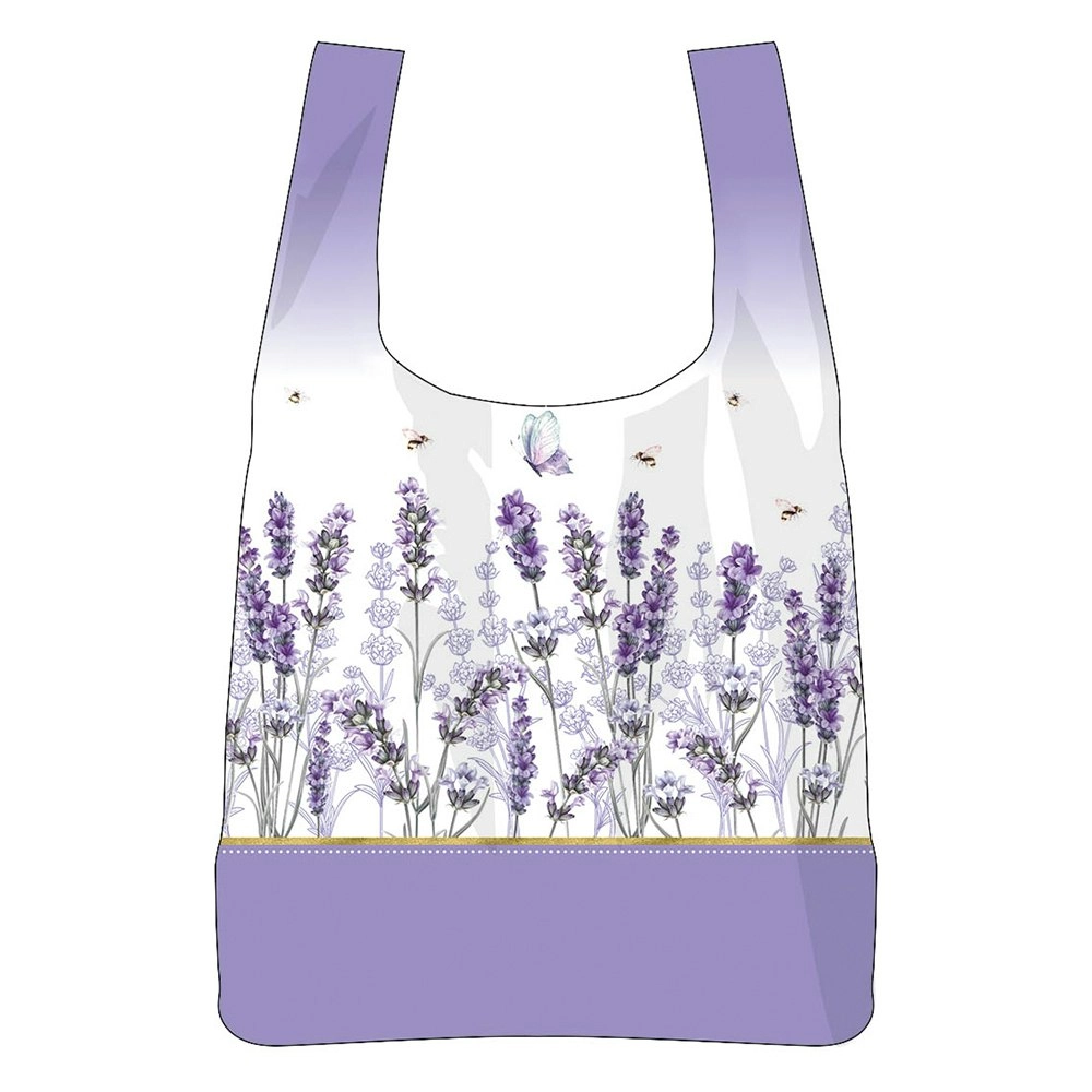 2PK Floral Dreams 65x40cm Decorative Shoulder/Tote Bag Women's Handbag Purple