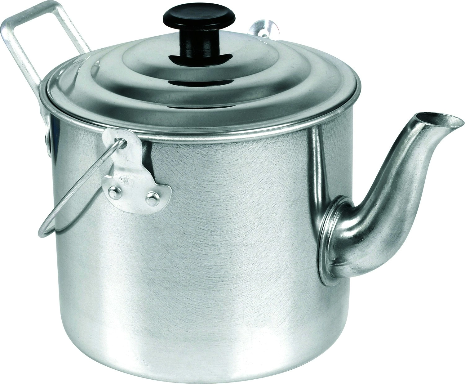 Cockatoo Camping Aluminium 1800ml Billy Teapot Water Boiler Container Silver