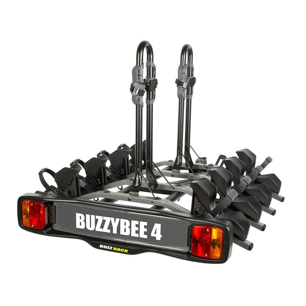 Buzz Rack 4 Platform Bike 94.5cm Rack Carrier Bicycle Mount Tow Ball for Car BLK