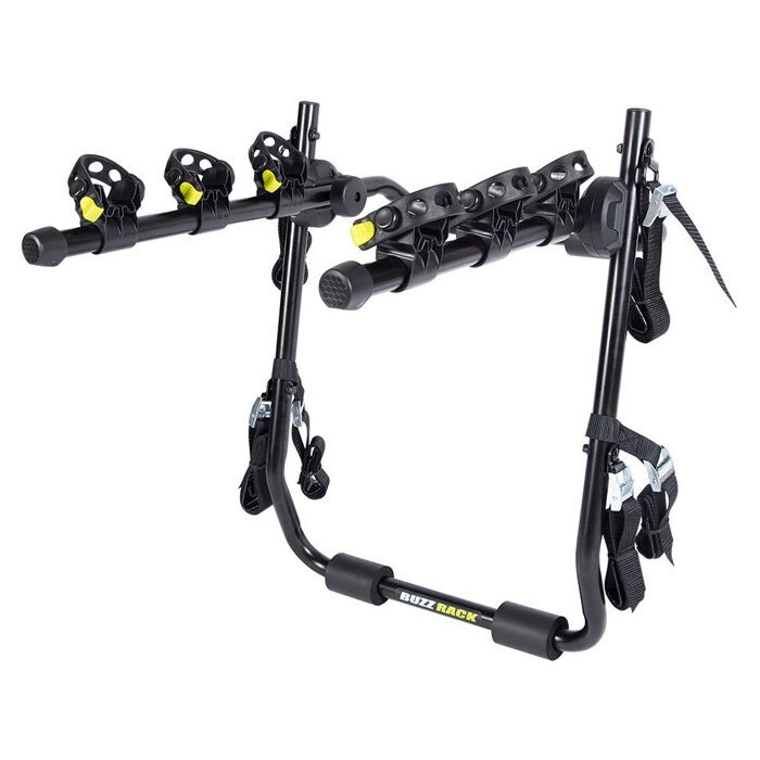 Buzz Rack Mozzquito 71cm Trunk 3 Bike Rack Bicycle Carrier Mount for Car Black