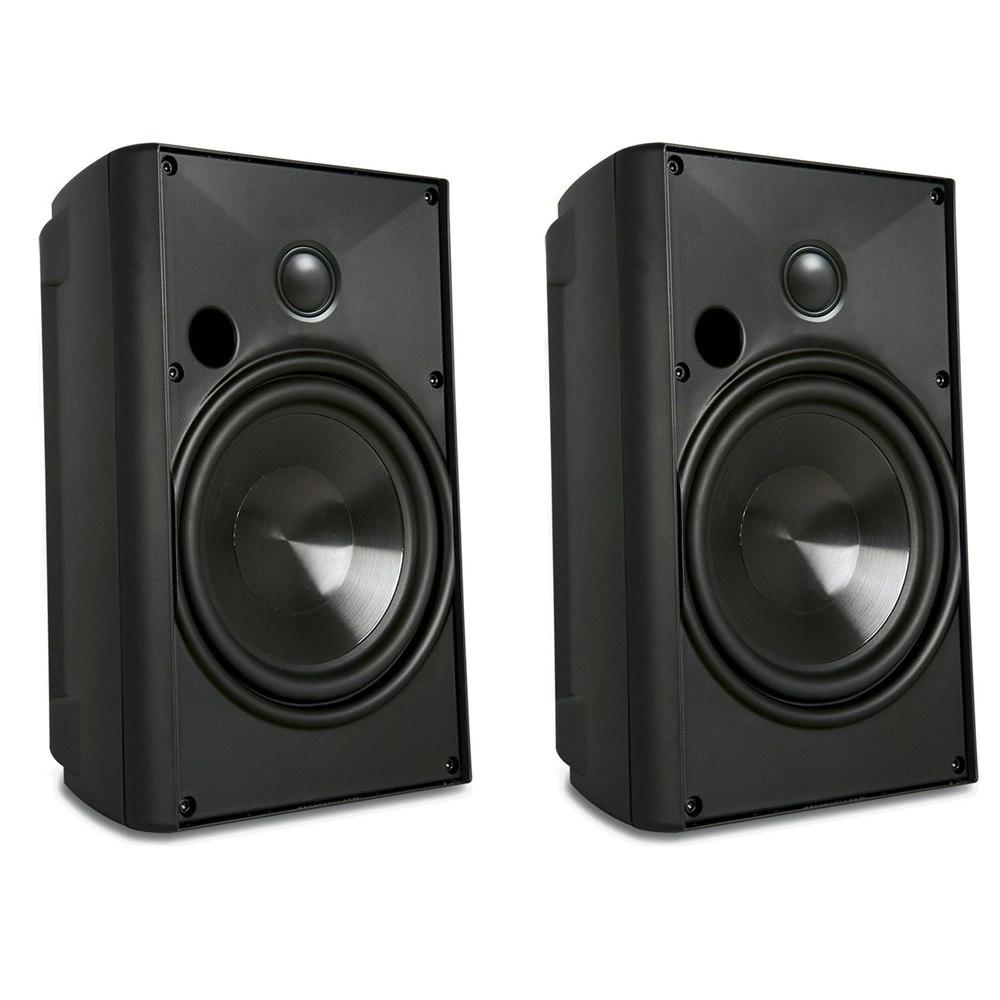 Proficient Audio Protege AW400 4in Indoor/Outdoor Speaker Pair Black Home/Music