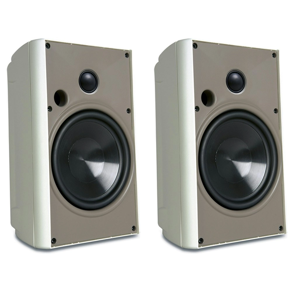 Proficient Audio Protege AW400 4in Indoor/Outdoor Speaker Pair White Home/Music