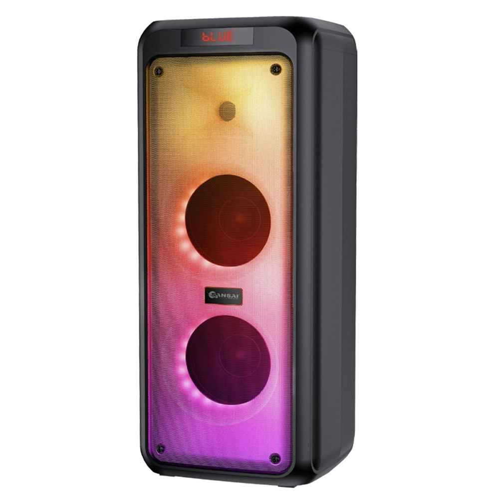 Sansai 400W Bluetooth Party LED Portable Electric Rechargeable Speaker w/Remote