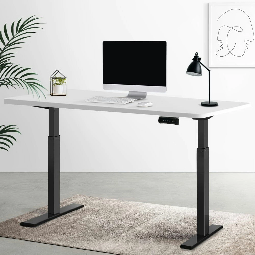 Artiss Standing Desk Motorised Dual Motor White 120CM