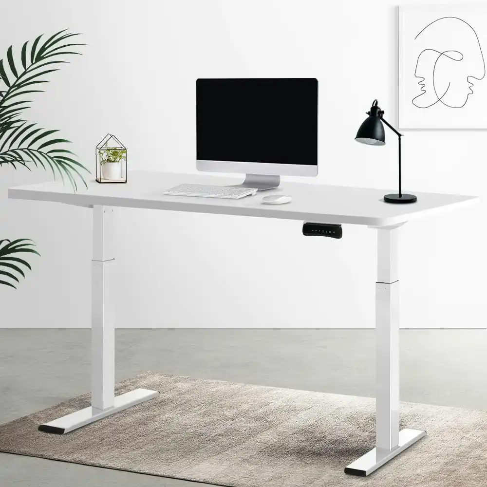 Artiss Standing Desk Motorised Dual Motor 120CM White