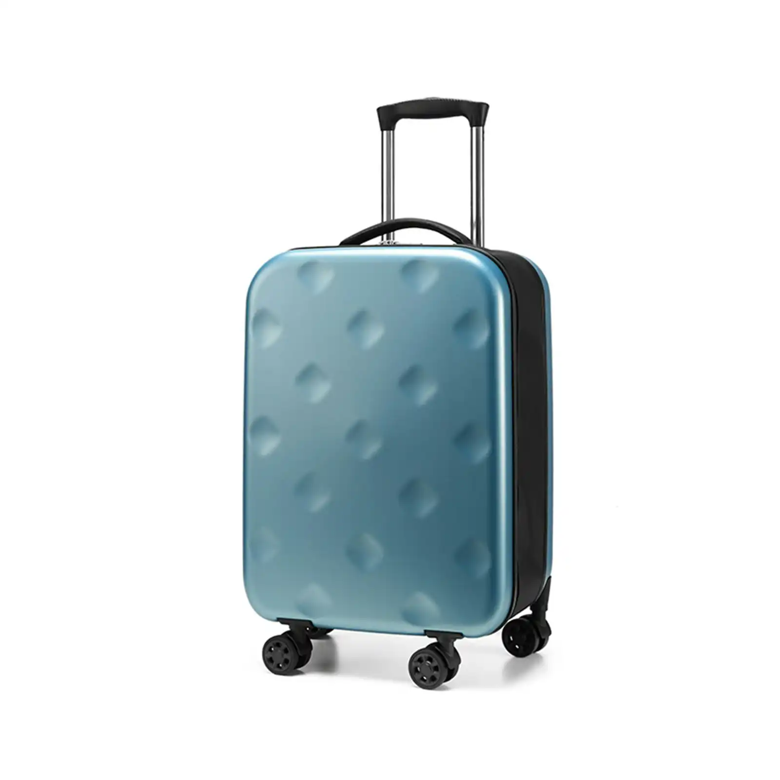 Viviendo 20'' Collapsible Suitcase, Foldable Space Saving Luggage - Blue