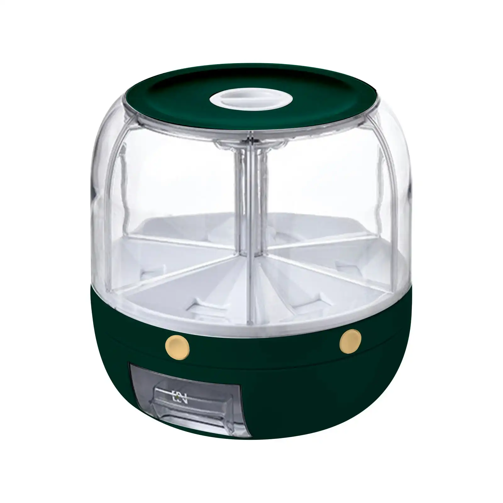 Viviendo 360 Degree Rotating Rice Cereal Dispenser Storage Container - Green