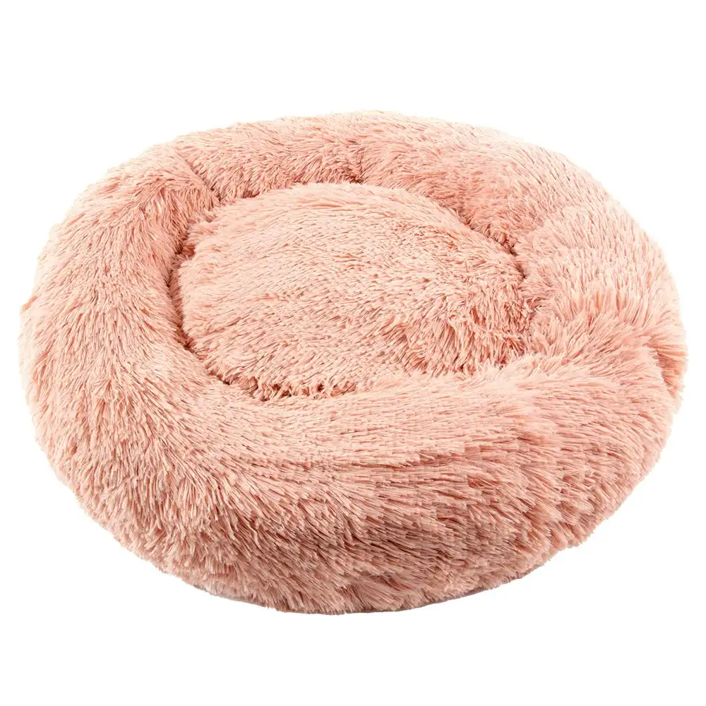 Furbulous Calming Dog or Cat Bed in Pink - XXLarge - 100cm Diameter