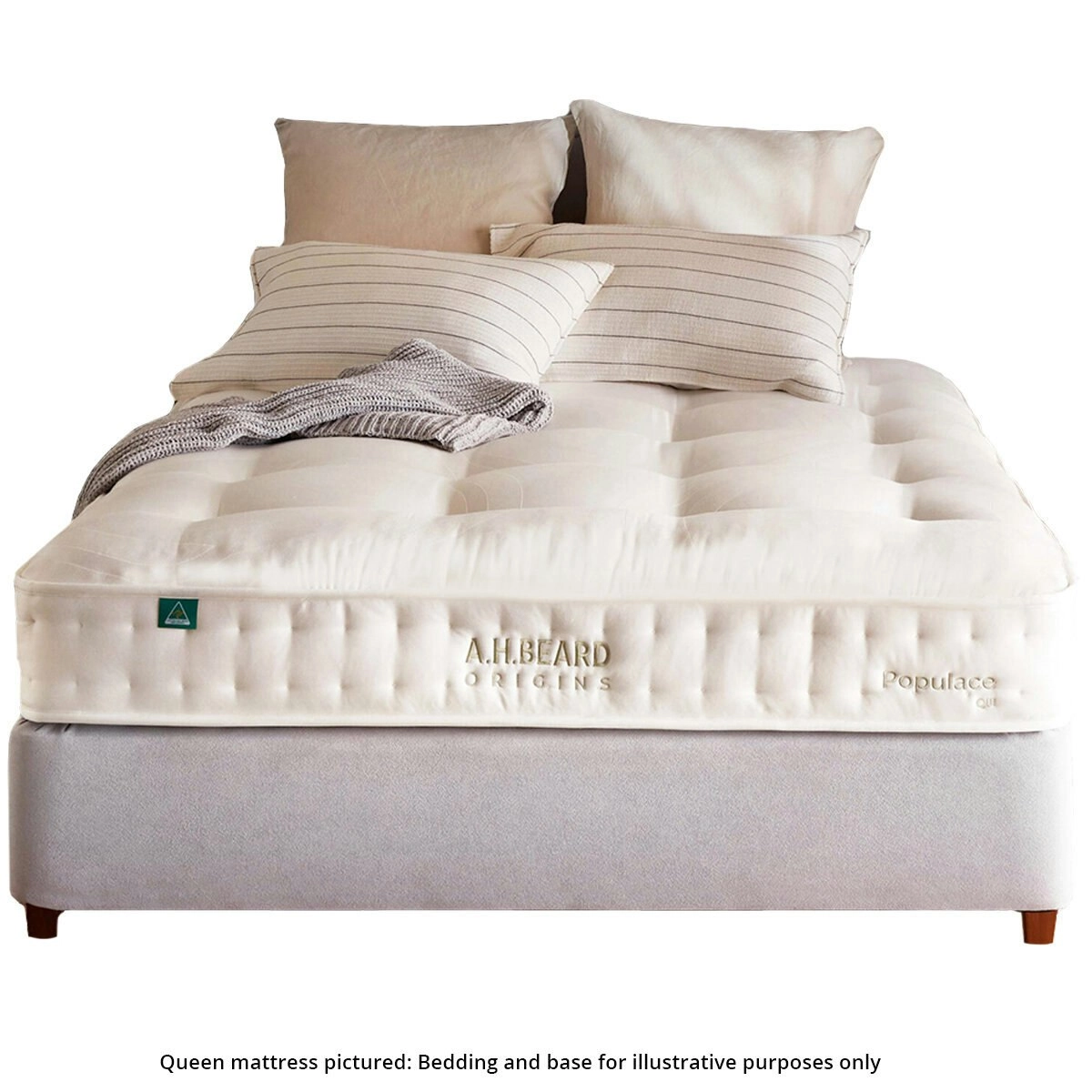 A.H. Beard Origins - Populace QIII Plush Double Mattress -