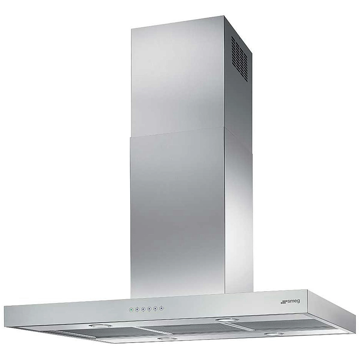 SMEG 90cm Classic Aesthetic Stainless Steel Island Rangehood