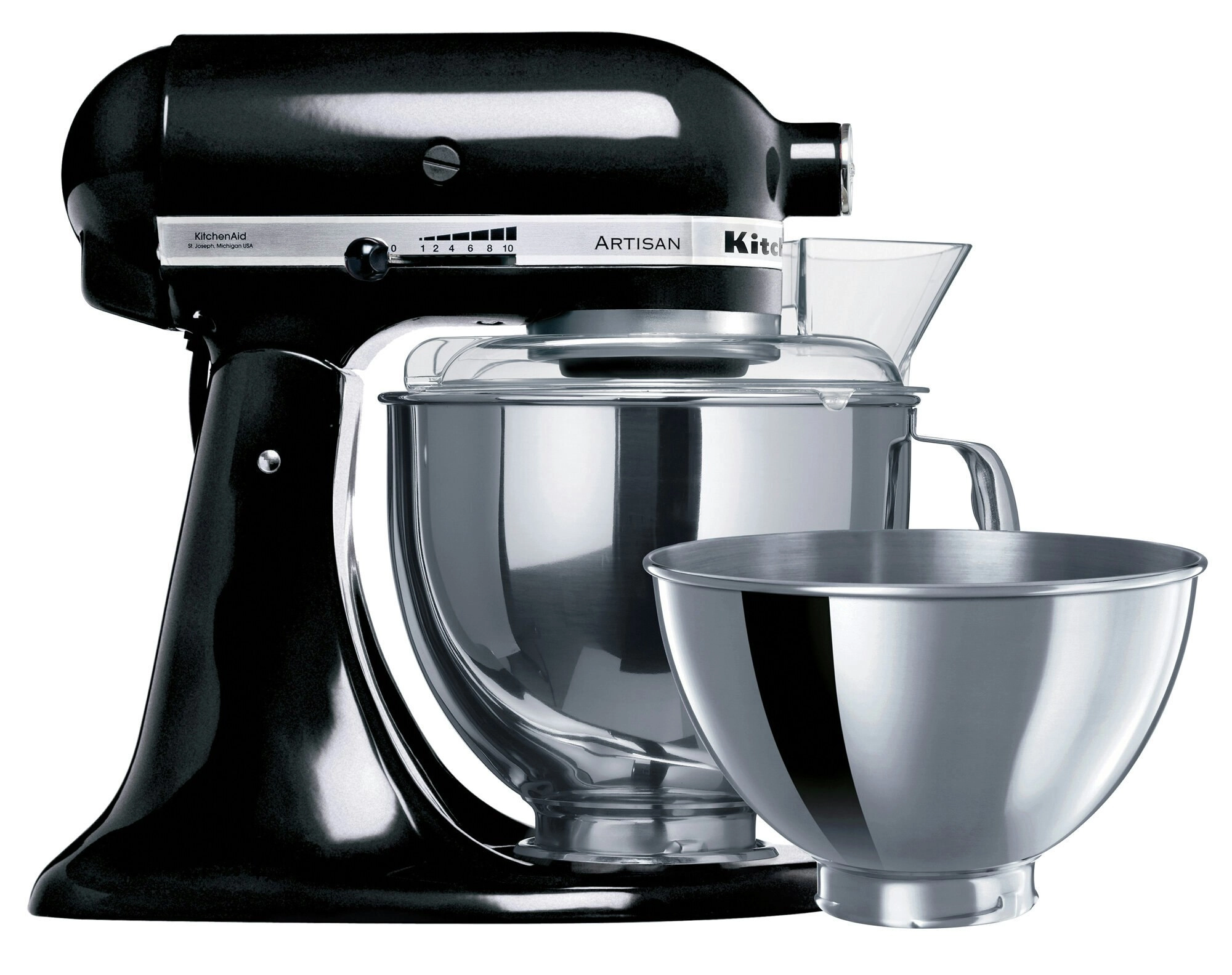 KitchenAid KSM160 Artisan Stand Mixer Onyx Black 5KSM160PSAOB