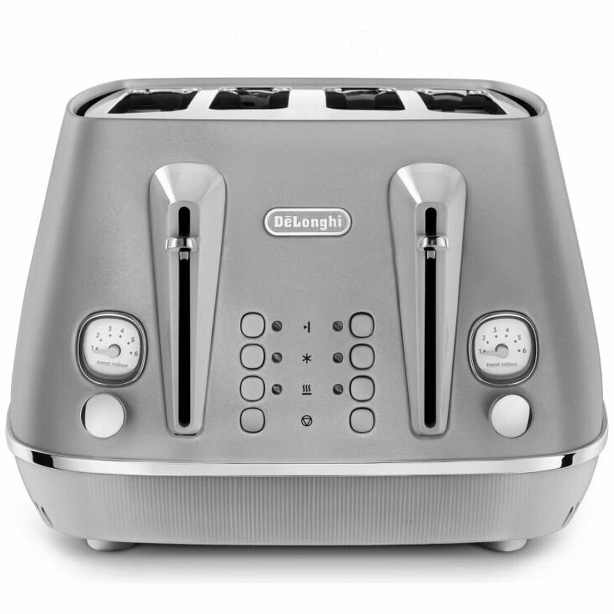 De'Longhi Distinta Perla Four Slice Toaster Silver