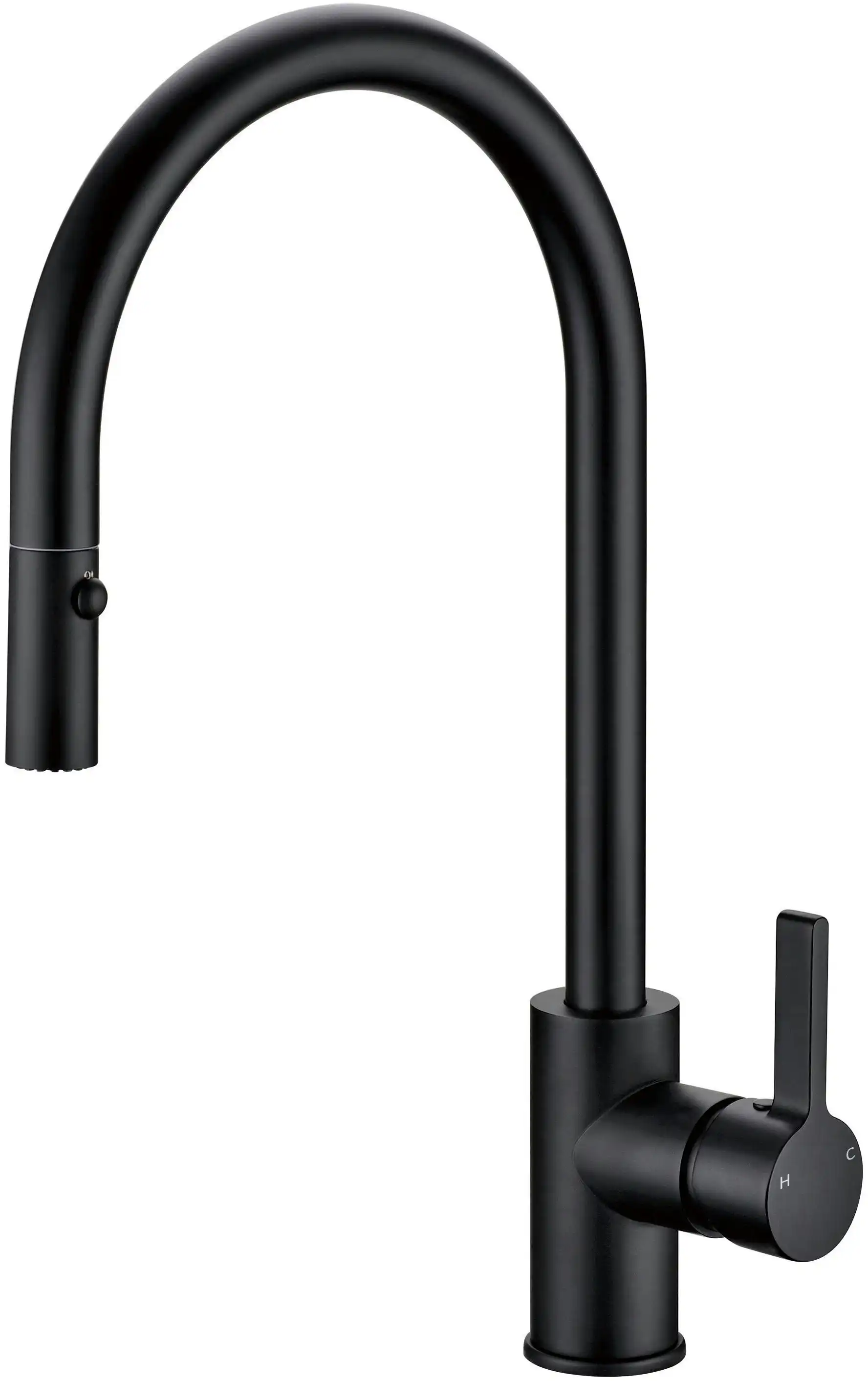 Casa Pull-out Sink Mixer Tap Matt Black CASA1016SB-B