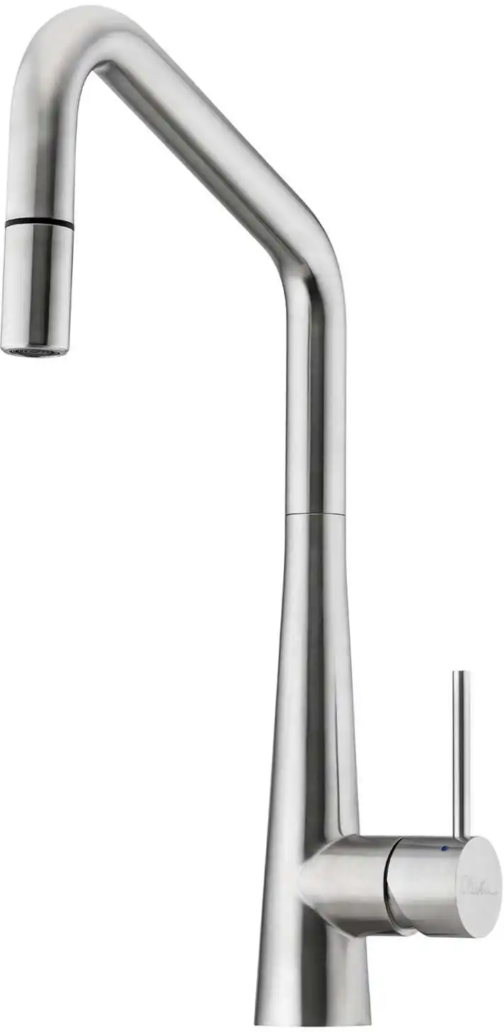 Oliveri Essente Square Goose Neck Pull Out Mixer Tap SS2575