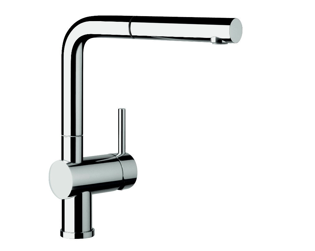 Blanco Chrome 140o Swivel Spout Pull Out Mixer Tap LINUSS 519368