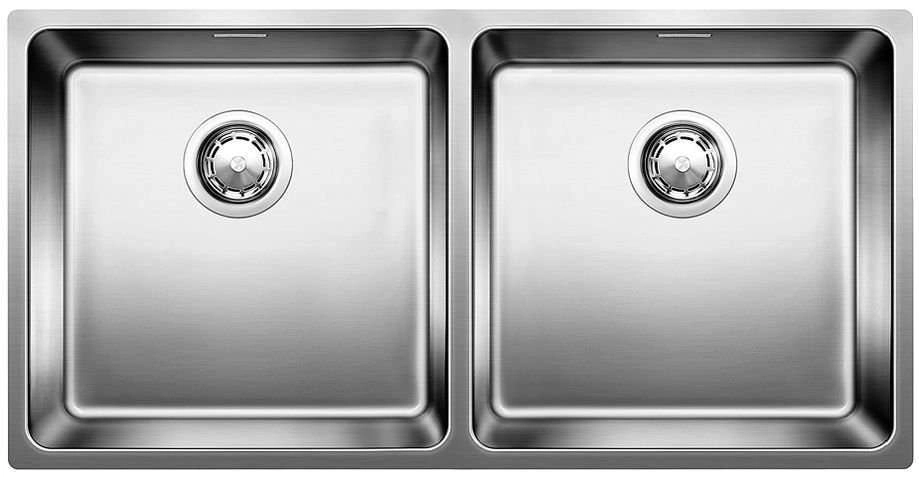 Blanco Double Bowl Inset/Flushmount With Overflow Sink AND400/400IFNK5 526890