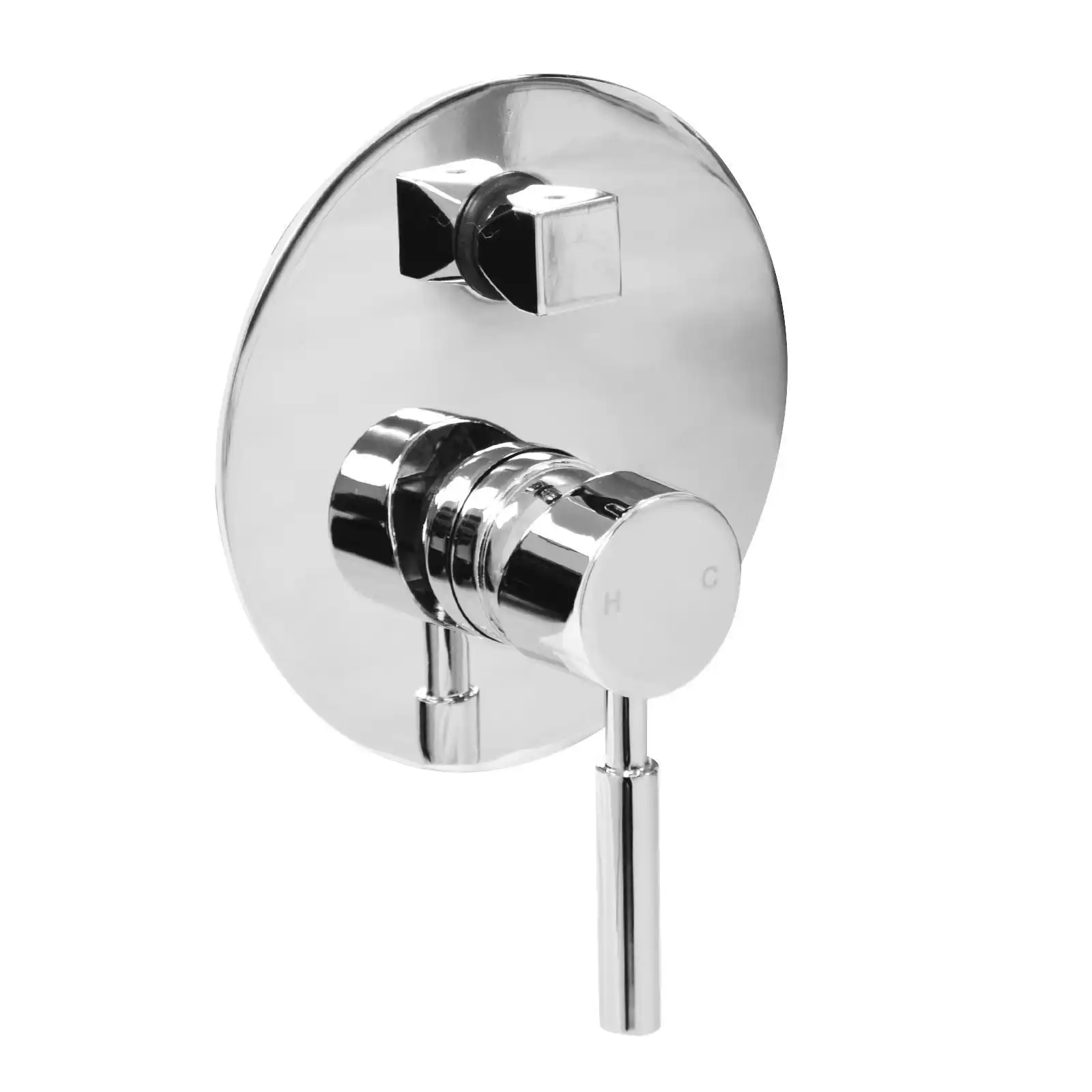 Chrome Shower Mixer Valves Wall Mount Bathroom Brass Bath Shower Tap