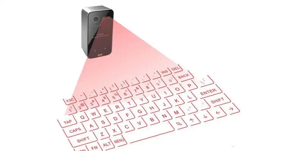 AGS Laser Projection Bluetooth Virtual Keyboard & Mouse for iPhone, Ipad, Smartphone and Tablets