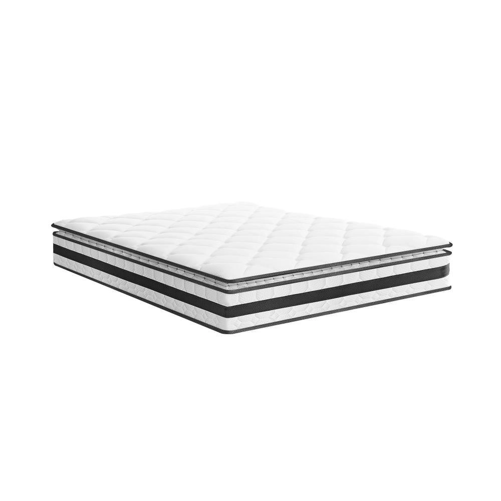 Reyes Mattress Pillow Top Cool Gel Foam Bonnell Spring 21cm