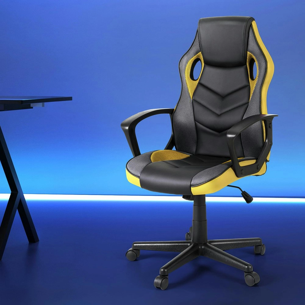 Artiss Gaming Office Chair Computer Chairs Yellow