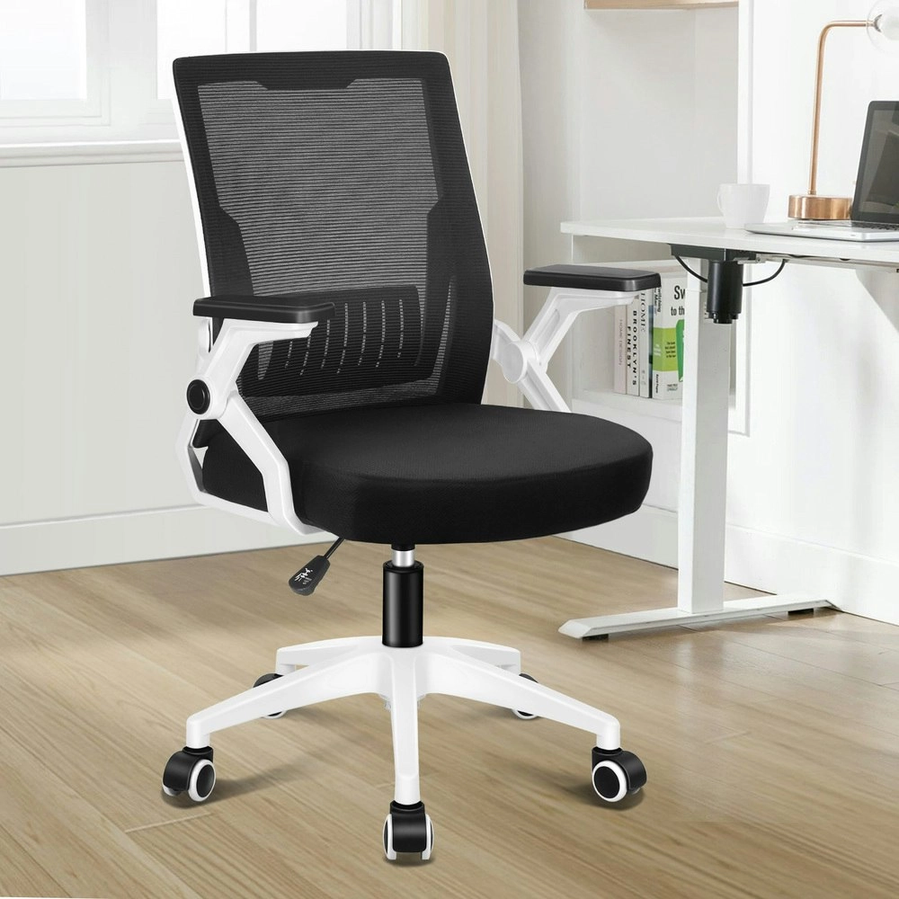 Alfordson Mesh Computer Work Office Chair Black White