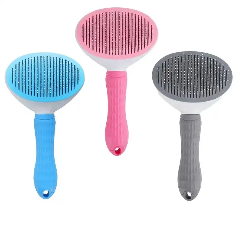 Pet Dog Cat Grooming Comb Brush Tool Gently Removes Loose Undercoat Knots Mats