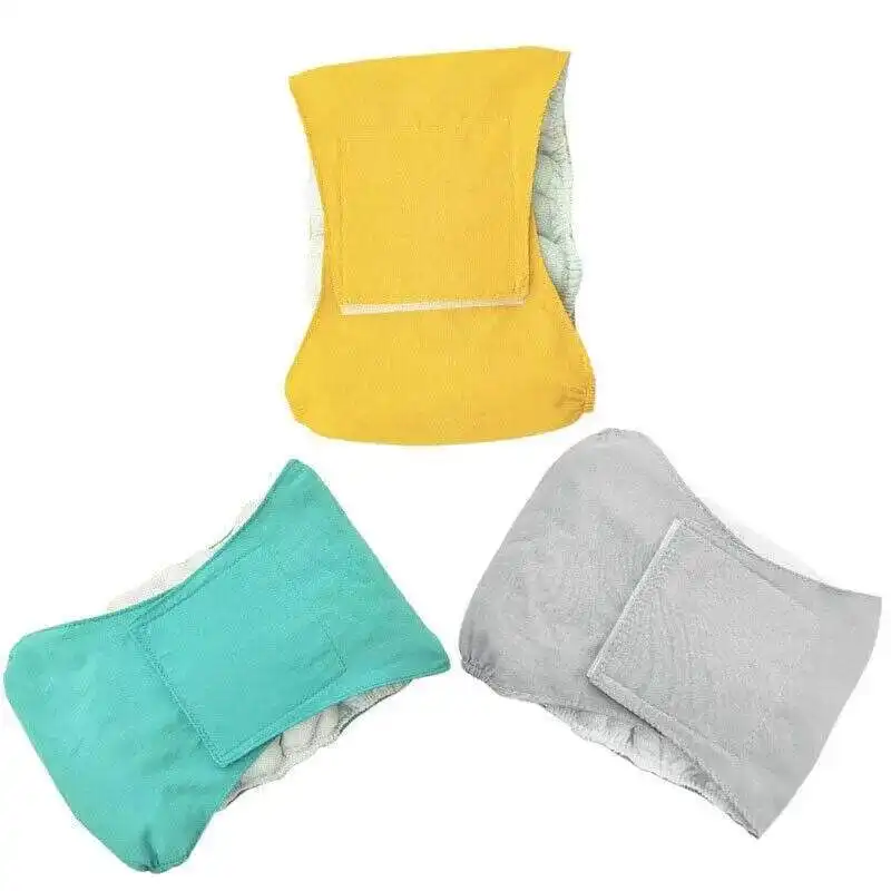 M Male Dog Puppy Nappy Diaper Belly Wrap Band Sanitary Pants  Underpants