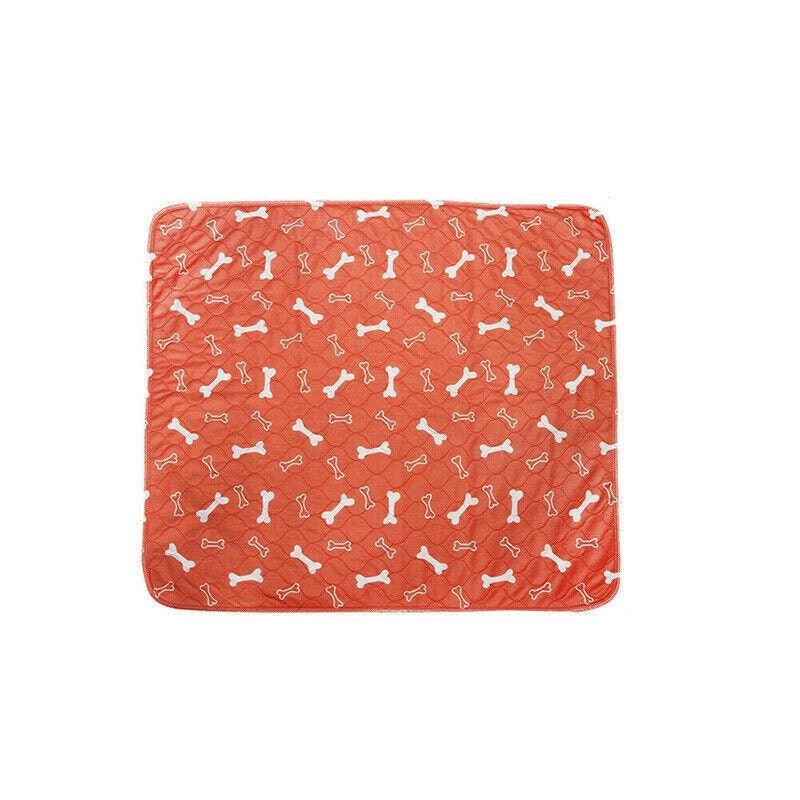 Orange Washable Pet Dog Cat Training Pee Pads Cushion Bed Absorbent Mat