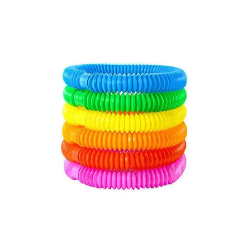 6-12Pcs Fidget Pop Tube Toys Pipe Sensory Tools Relief