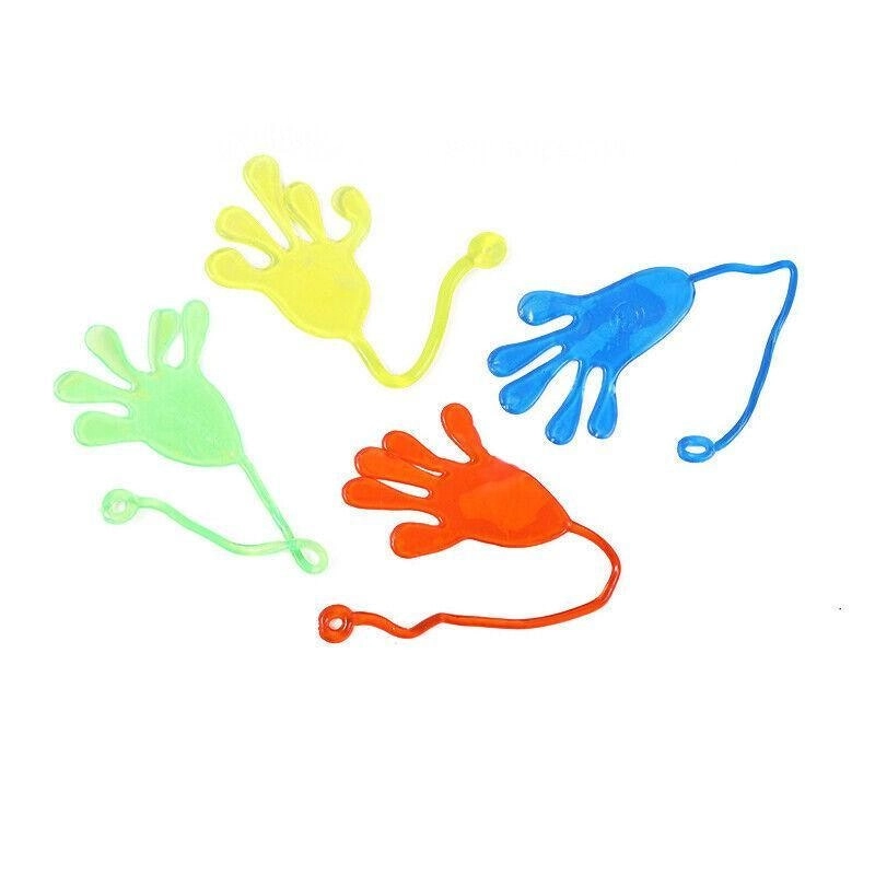 Up25Xsticky Hands Stretchy Jelly Kids Toy Party Favour Novelty Gift Stock Filler