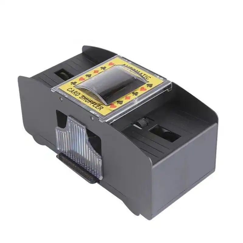 2 Deck Automatic Card Shuffler Poker Cards Shuffling Machine Casino Playing Game