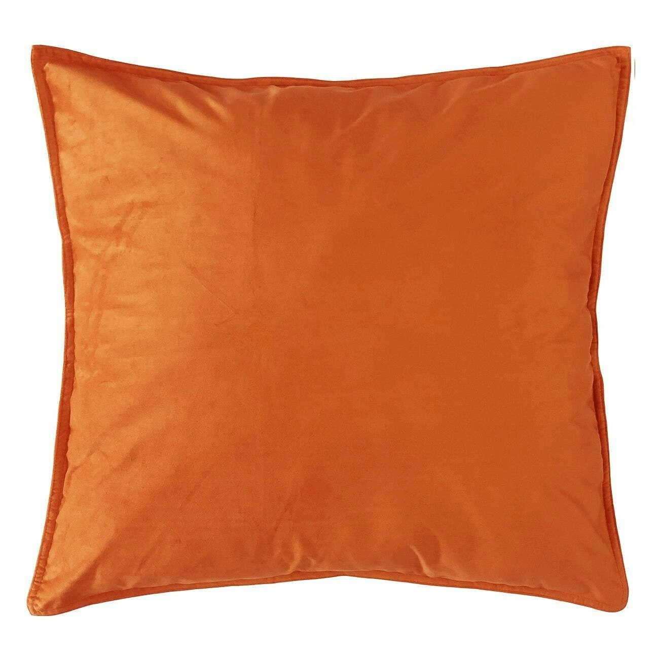 Velvet Cushion Square Orange