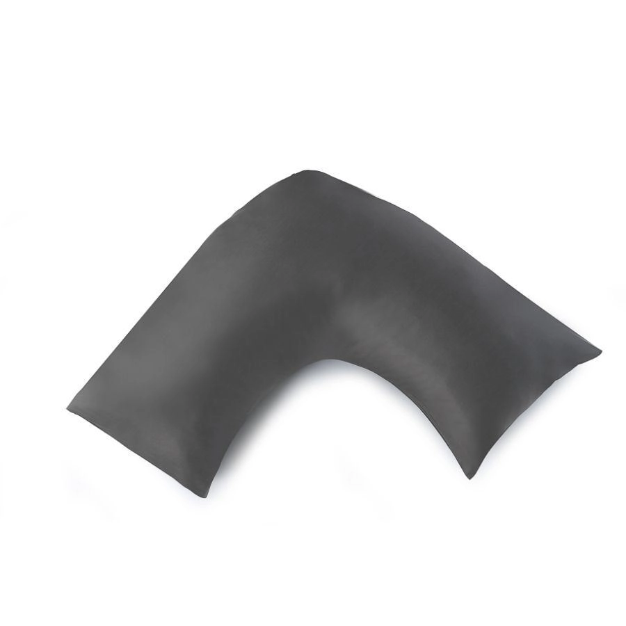 Soho 1000 Thread Count U Shaped Pillowcase Charcoal