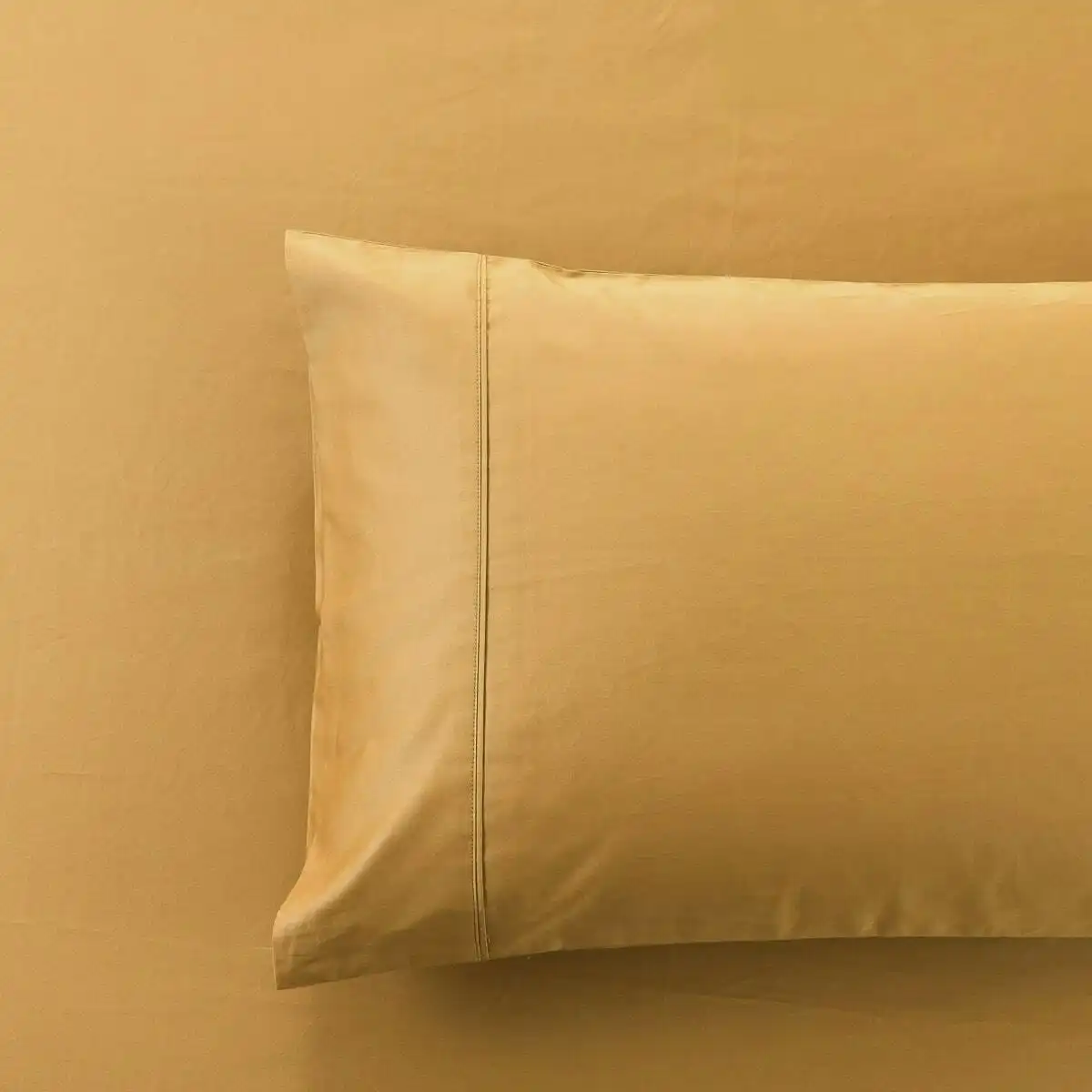 Soho 1000 Thread Count Standard Pillowcase Pair Mustard