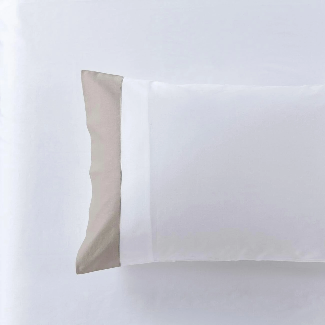 Plaza Mocha 1000TC Standard Pillowcase Pair