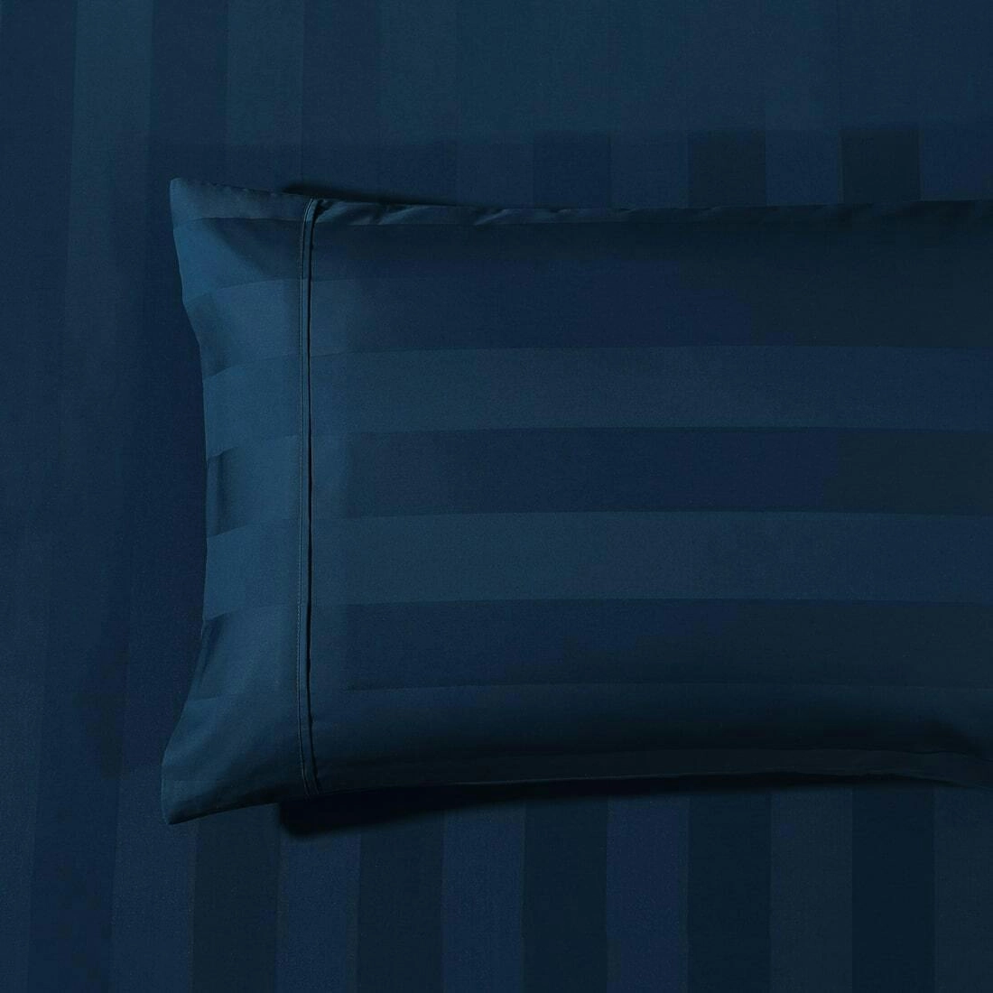 Bespoke 1200TC Navy Standard Pillowcase Pair