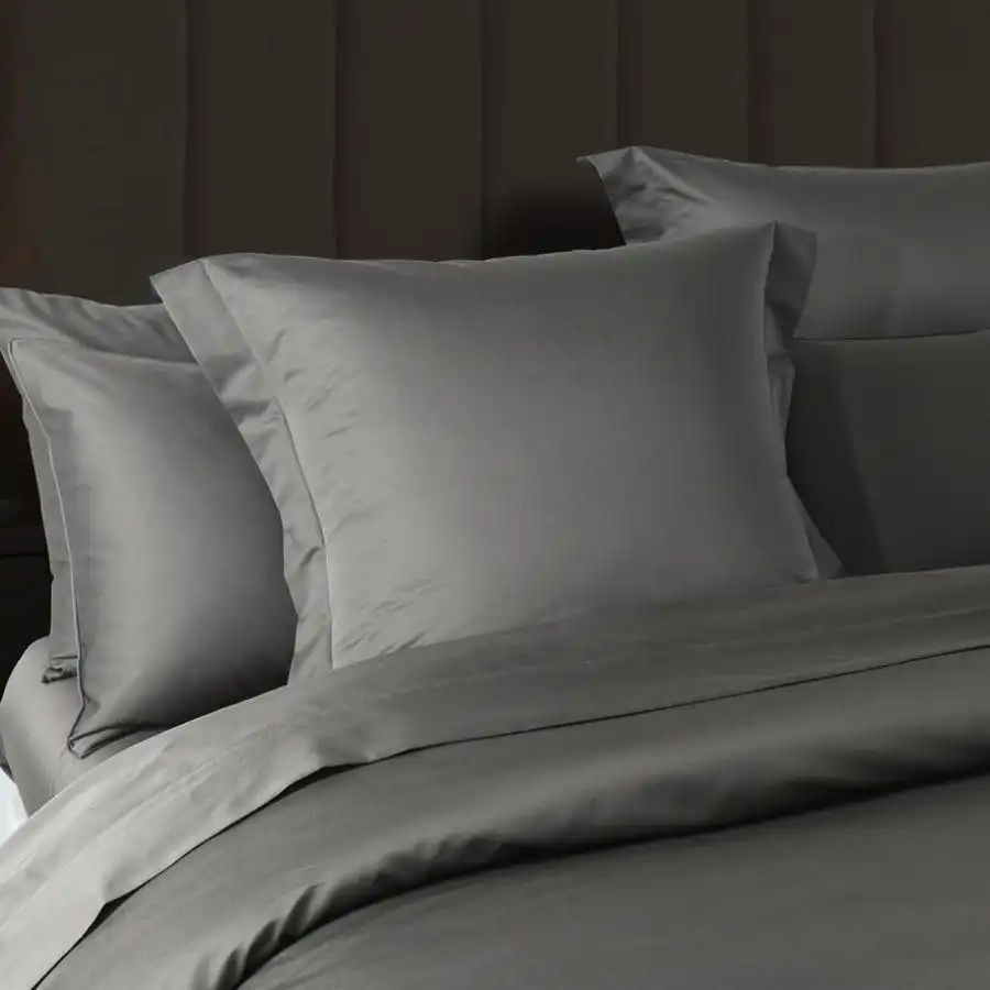 Soho 1000 Thread Count European Pillowcase Charcoal