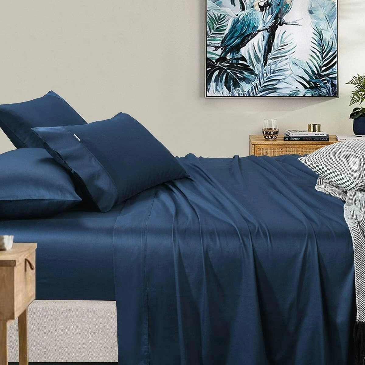 400 Thread Count Sheet set Navy