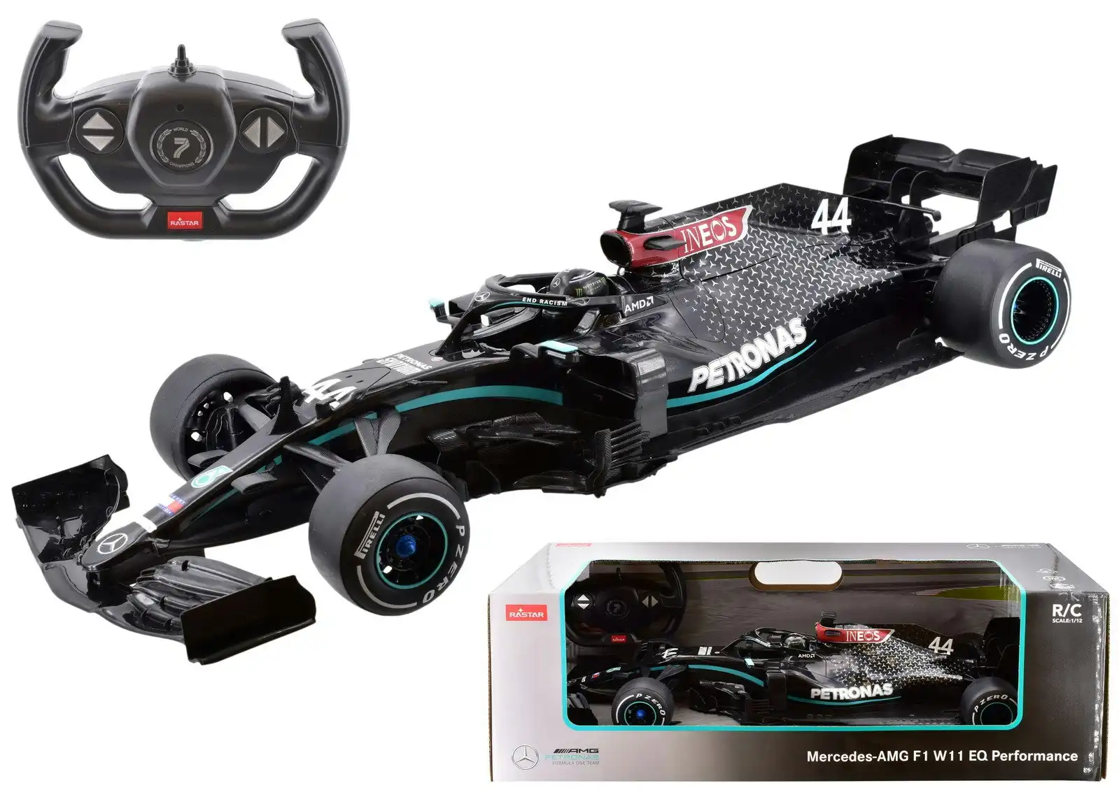 Mercedes Amg F1 Car R/C Racing Car 1:12