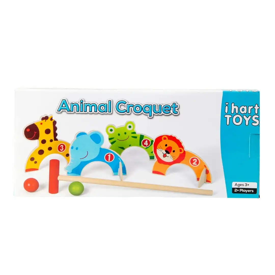 Wooden Animal Croquet