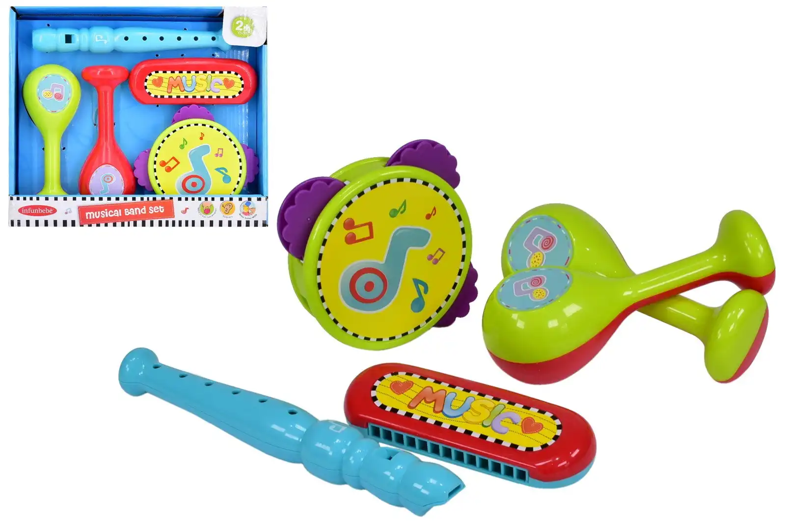 Infunbebe 4pc Musical Band Set