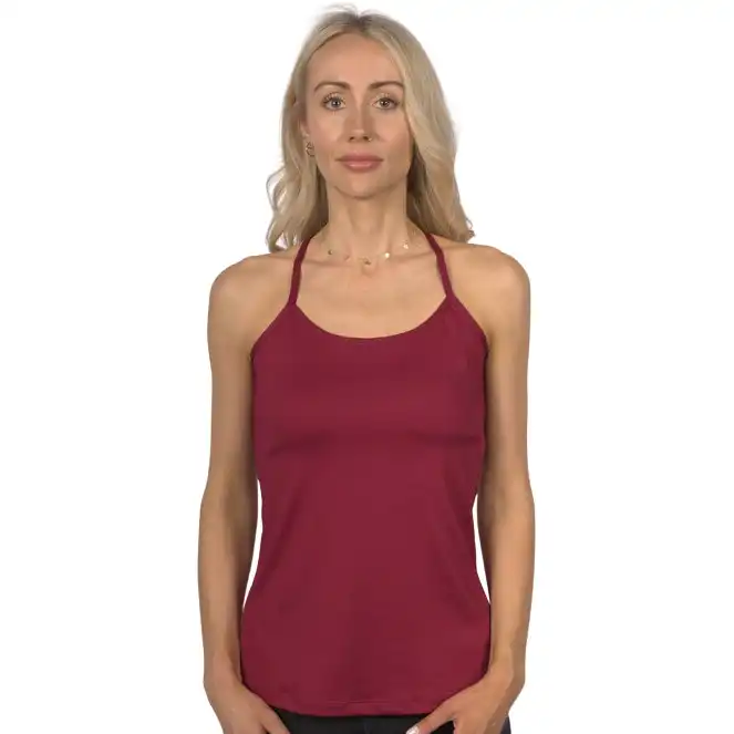 2XU Women's Plyometric Backtank - Maroon