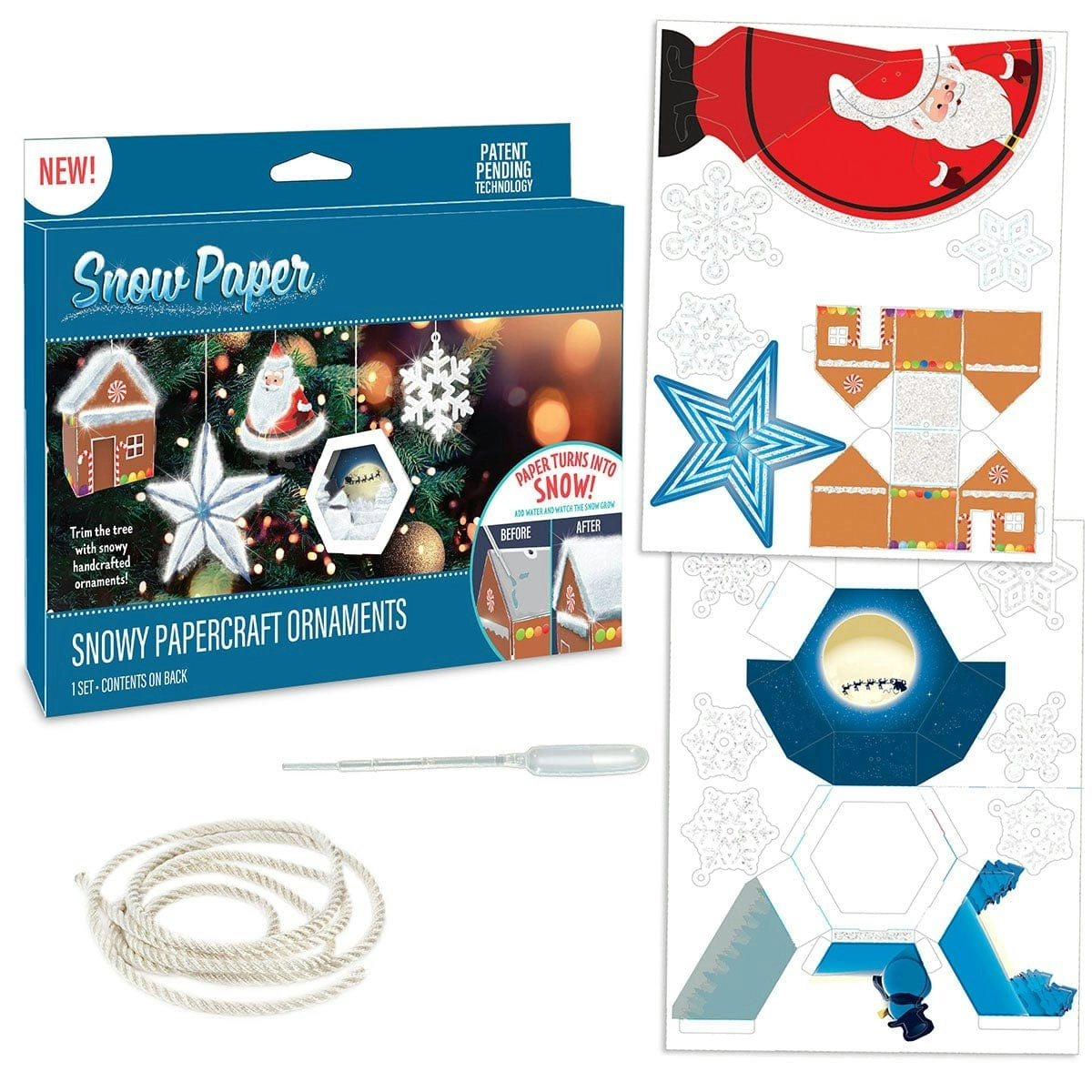 Creative Kids Snowy Papercraft Ornaments