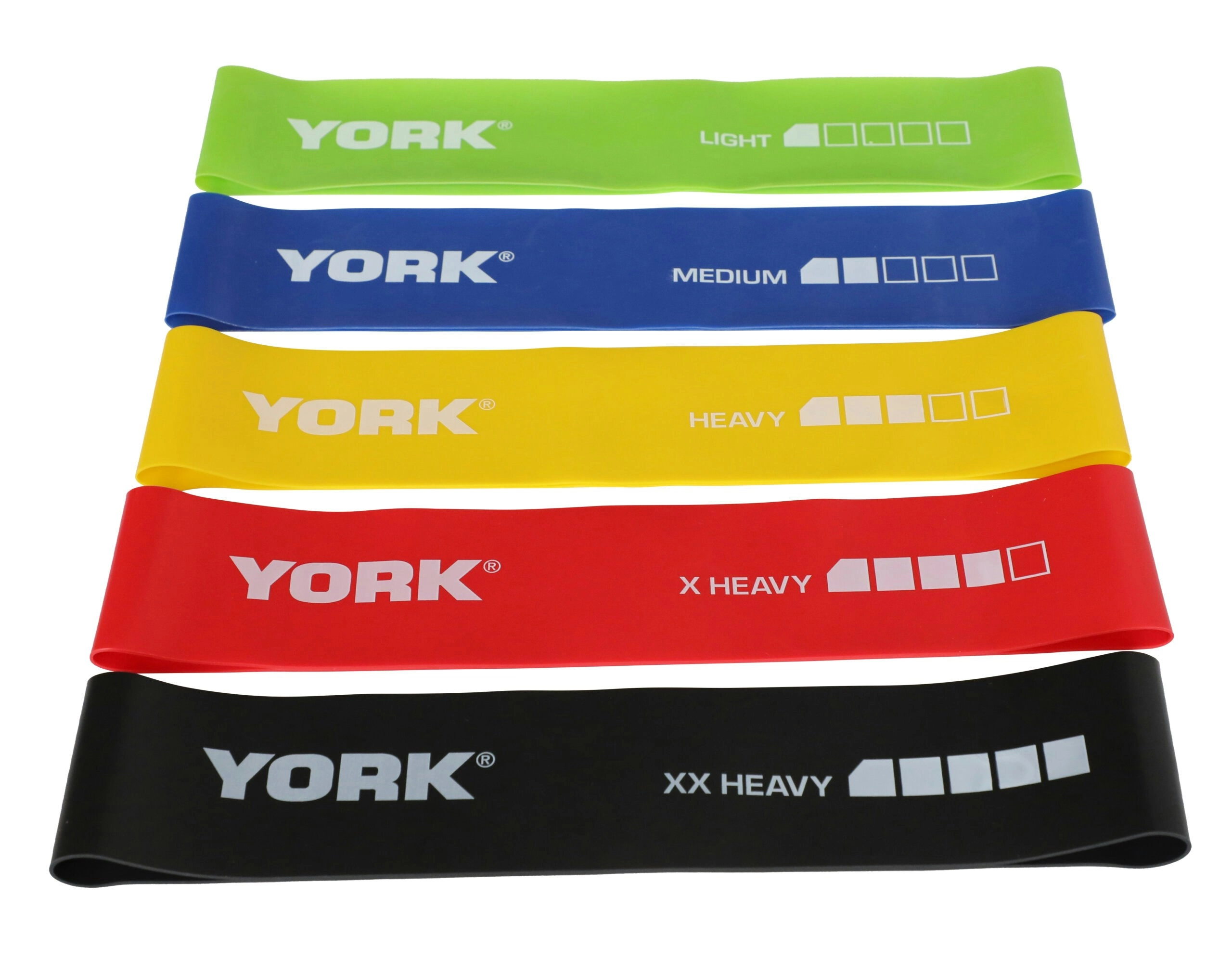 York Fitness 5pc Resistance Loop Set